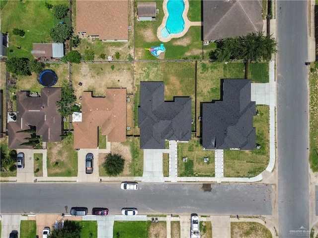 1506 N Rockport St, Alton, TX 78573 - aerial view of property and surrounding area with a pool