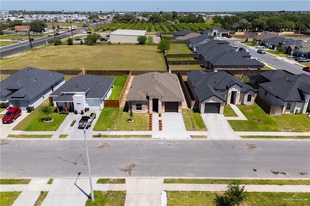 3311 Las Vistas Ln, Weslaco, TX 78596 - aerial perspective of suburban area