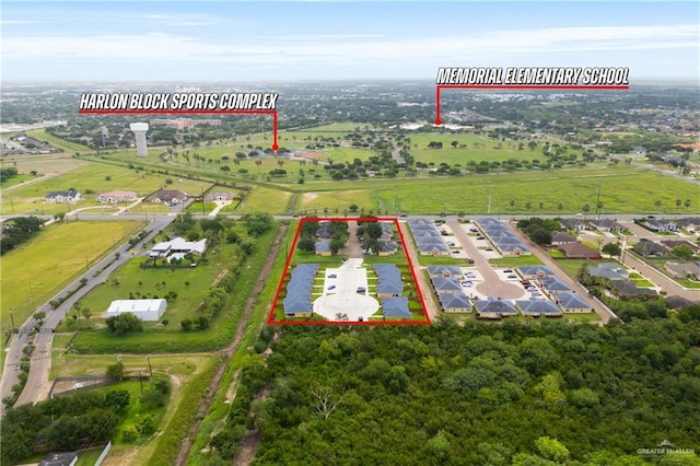 1500 Westgate Dr, Weslaco, TX 78596 - view of property location with property boundaries highlighted