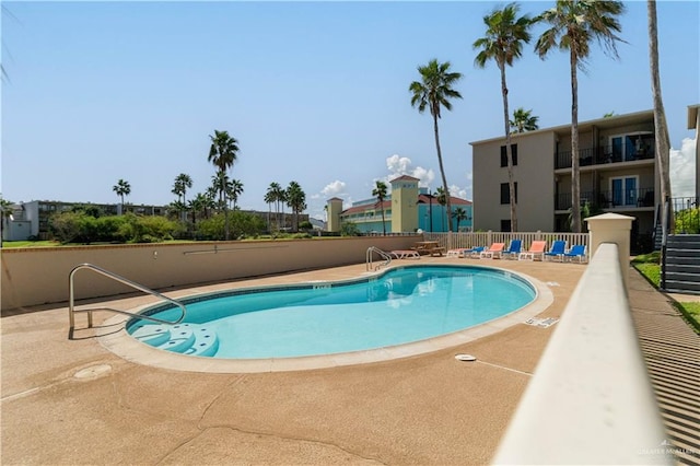 104 E Parade Dr Unit 12, South Padre Island, TX 78597 - view of pool with a patio area