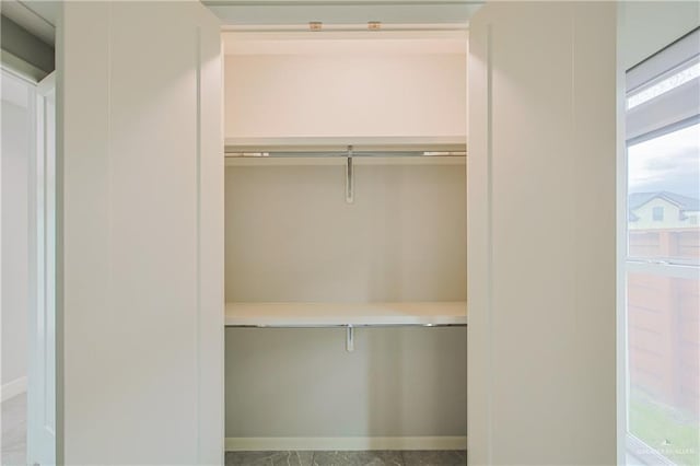 view of closet