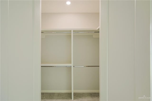 view of closet