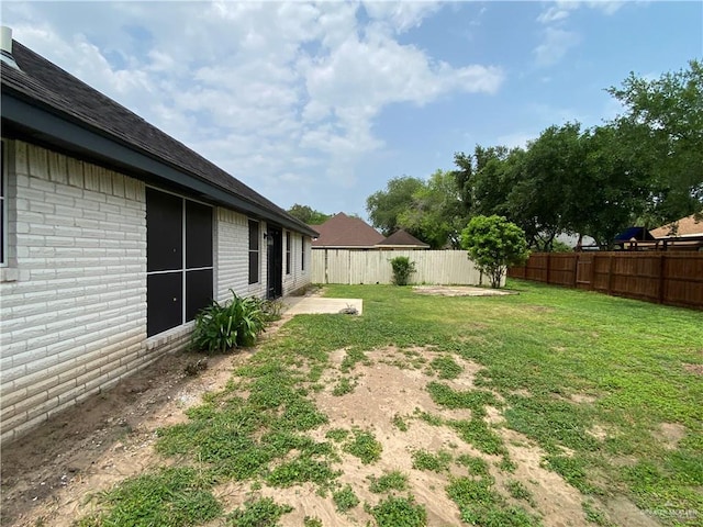 804 Ray St, Donna, TX 78537 - view of yard featuring a patio area and a fenced backyard