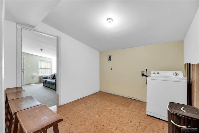 laundry room featuring washer / dryer