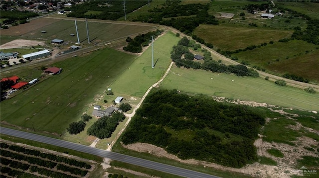 1806 N Doolittle Rd, Edinburg, TX 78542 - aerial view of property and surrounding area with rural landscape