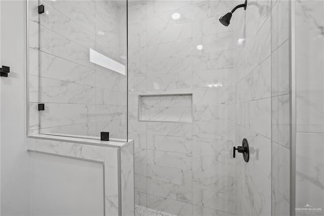 bathroom with walk in shower
