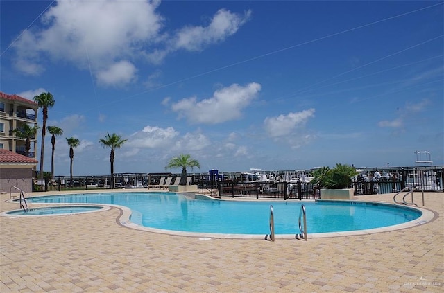 301 Houston St Unit 3303, Port Isabel, TX 78597 - community pool with a patio