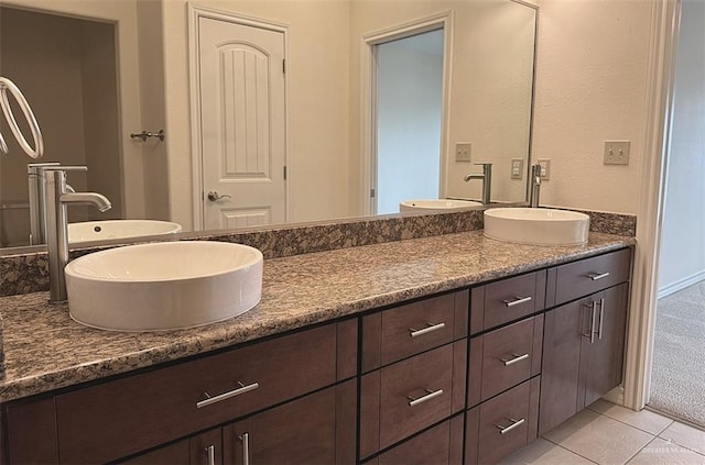 301 Houston St Unit 3303, Port Isabel, TX 78597 - full bathroom with double vanity and tile patterned flooring