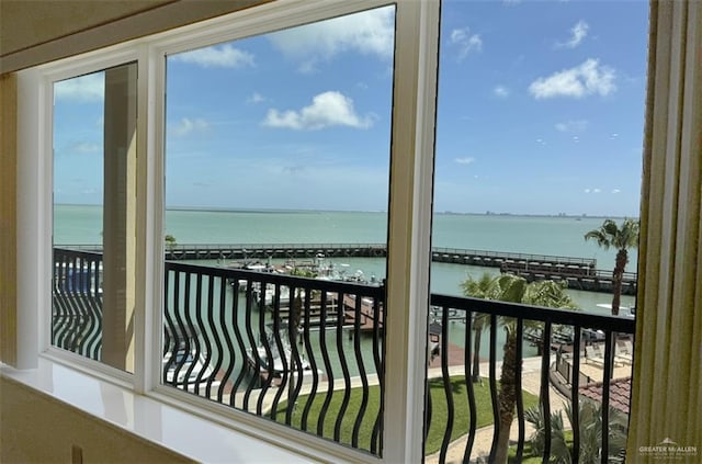 301 Houston St Unit 3303, Port Isabel, TX 78597 - balcony featuring a water view