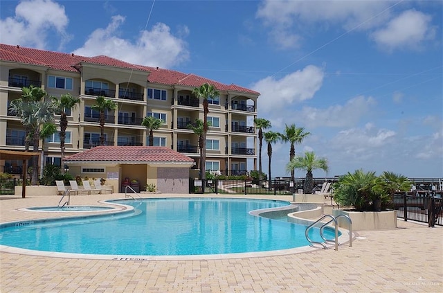 301 Houston St Unit 3303, Port Isabel, TX 78597 - community pool with a patio