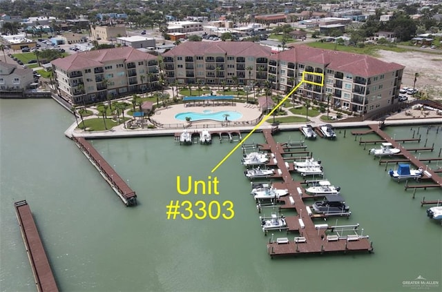 301 Houston St Unit 3303, Port Isabel, TX 78597 - drone / aerial view of a nearby body of water