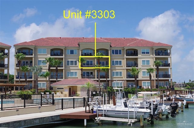 301 Houston St Unit 3303, Port Isabel, TX 78597 - view of property featuring a water view