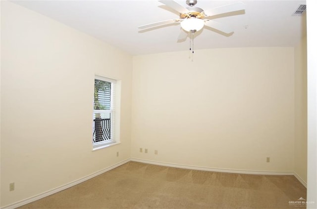 301 Houston St Unit 3303, Port Isabel, TX 78597 - spare room with light carpet and a ceiling fan