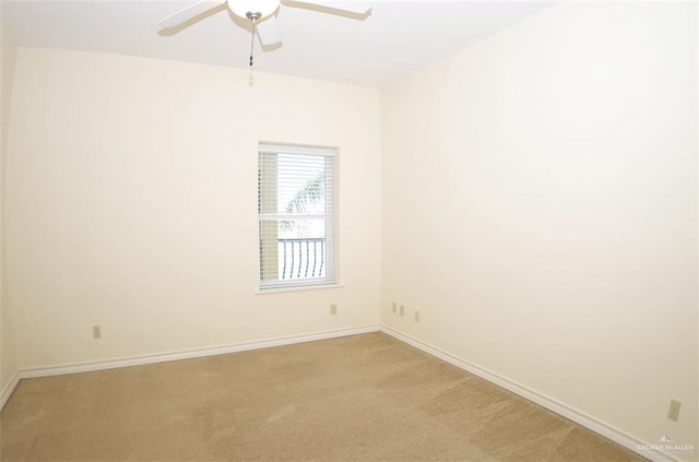 301 Houston St Unit 3303, Port Isabel, TX 78597 - empty room featuring light colored carpet and a ceiling fan