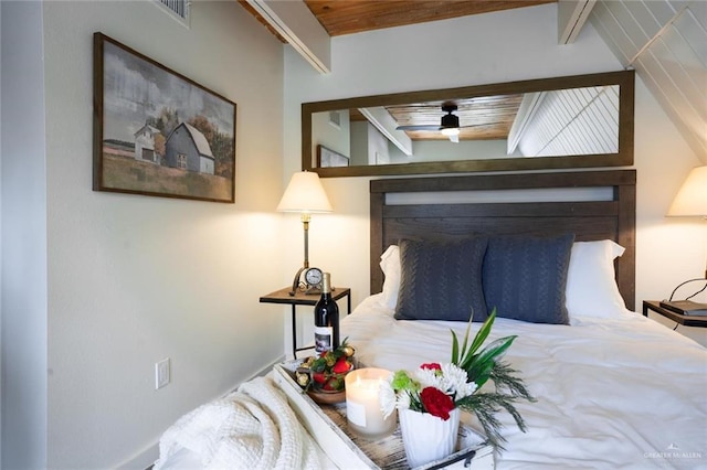 4509 Gardenia Ave, Mcallen, TX 78501 - bedroom with wooden ceiling