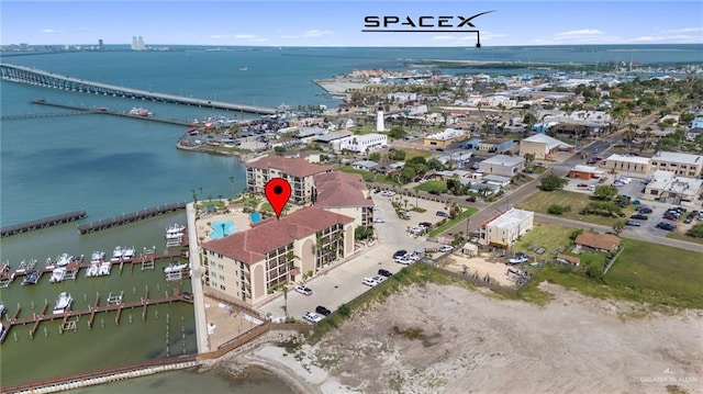 301 Houston Ave, Port Isabel, TX 78578 - bird's eye view of a nearby body of water and a notable bridge