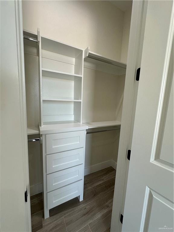 view of closet