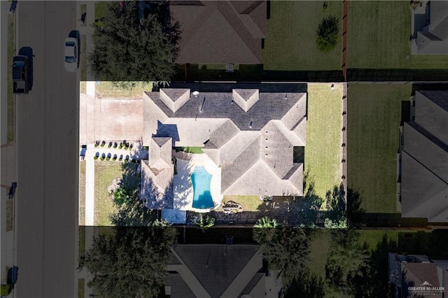 1916 N 46th St, Mcallen, TX 78501 - drone / aerial view of a pool area