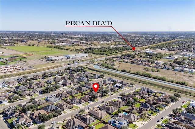 1916 N 46th St, Mcallen, TX 78501 - aerial perspective of suburban area