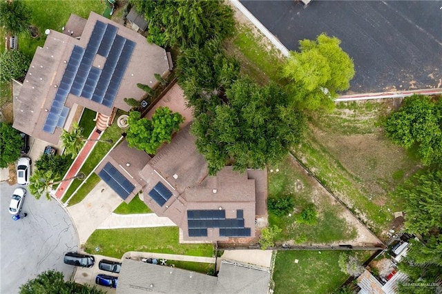 drone / aerial view