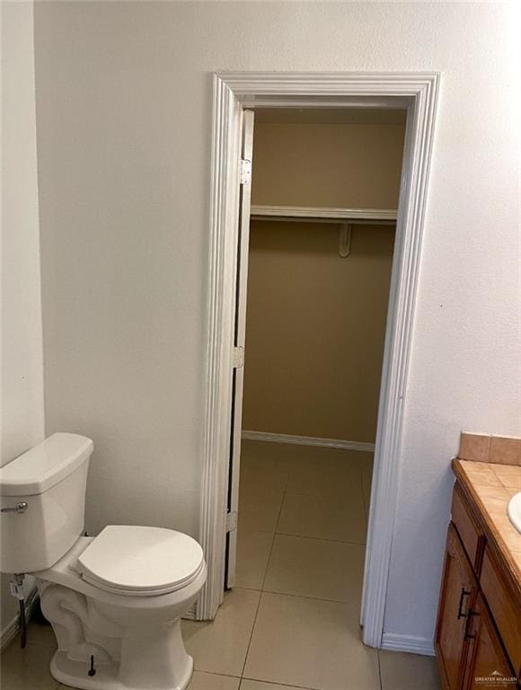 205 Msg Mario A Solis Ln, La Villa, TX 78562 - half bath with vanity and tile patterned floors