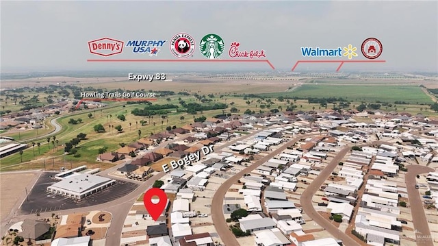 2005 E Bogey Dr, Mission, TX 78572 - aerial view