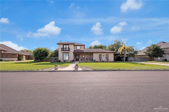2724 Wildwood Dr, Weslaco, TX 78596 - traditional-style home with stucco siding