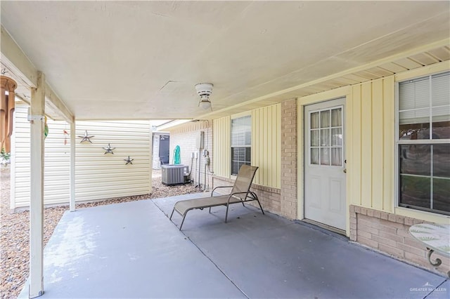 view of patio / terrace featuring cooling unit