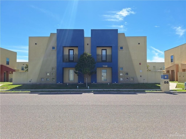 view of adobe home