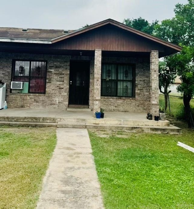 3113 Daytona Ave, Mcallen, TX 78503 - bungalow with cooling unit and covered porch