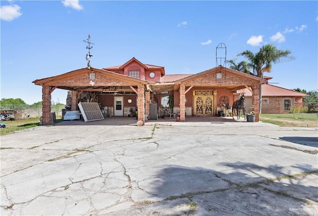 34349 Fm 732nd Hwy, San Benito, TX 78586 - exterior space with an attached carport