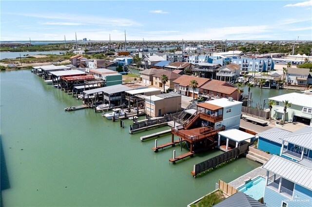 123 Windward Dr, Port Isabel, TX 78578 - aerial view of a nearby body of water