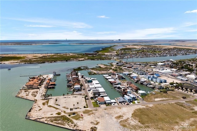 123 Windward Dr, Port Isabel, TX 78578 - aerial view of property and surrounding area with a nearby body of water