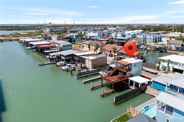 123 Windward Dr, Port Isabel, TX 78578 - drone / aerial view of a nearby body of water