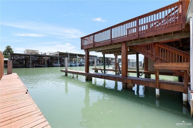 123 Windward Dr, Port Isabel, TX 78578 - dock area featuring a water view