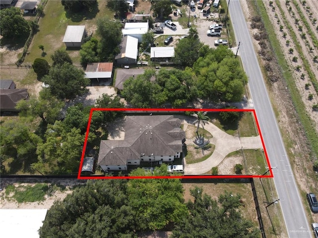 613 E Moore Rd, San Juan, TX 78589 - view of property location with property parcel outlined