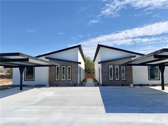 view of rear view of property