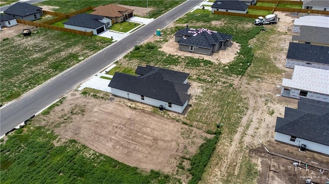 aerial perspective of suburban area