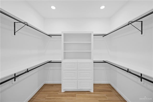 556 Demi St, Edinburg, TX 78542 - walk in closet featuring light wood-type flooring
