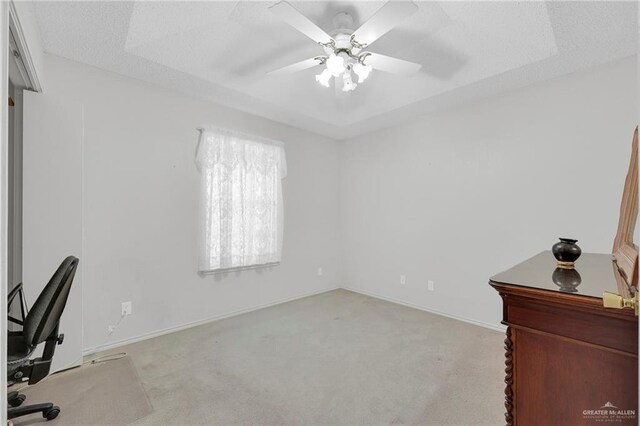 1700 Aries St, Mission, TX 78572 - unfurnished office featuring carpet flooring and a ceiling fan
