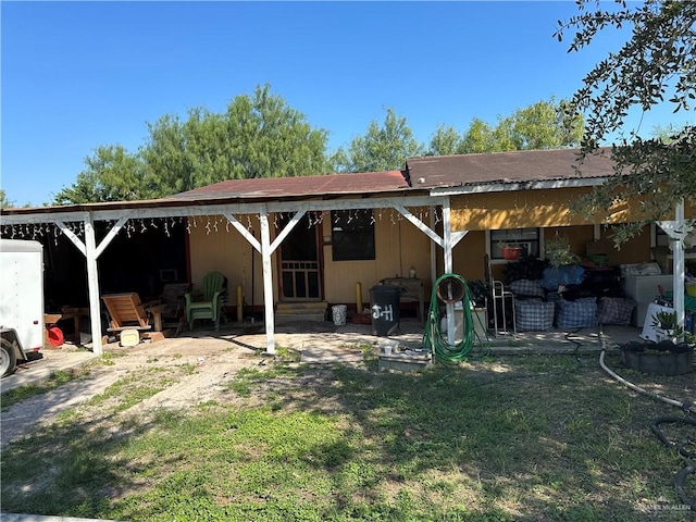 view of rear view of property