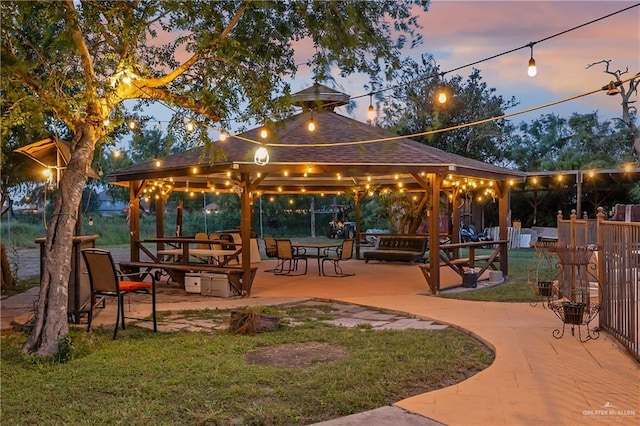 912 Bentsen Rd, Mcallen, TX 78501 - view of home's community featuring a gazebo and a patio area