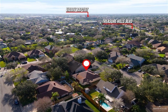 drone / aerial view