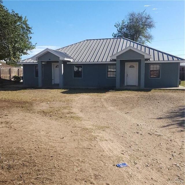 view of front of home