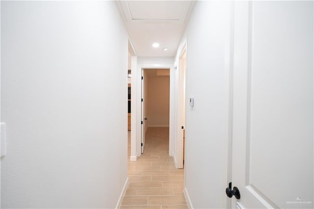 1808 Diplomat Dr, Edinburg, TX 78542 - hallway featuring recessed lighting and light wood-style flooring