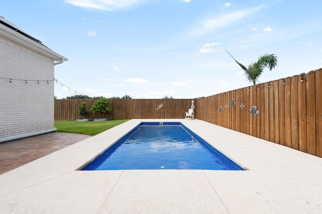 3222 Princess St, Edinburg, TX 78539 - view of pool featuring a patio and a fenced backyard