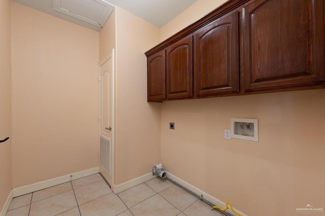 3222 Princess St, Edinburg, TX 78539 - laundry room with hookup for an electric dryer, cabinet space, washer hookup, and baseboards