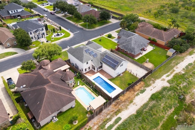 3222 Princess St, Edinburg, TX 78539 - aerial view of property's location with a pool and nearby suburban area
