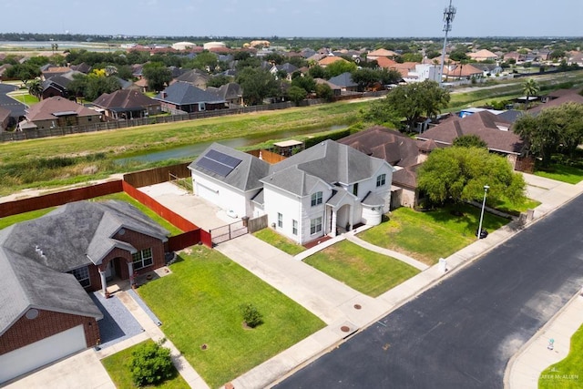 3222 Princess St, Edinburg, TX 78539 - aerial perspective of suburban area with a large body of water