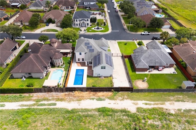 3222 Princess St, Edinburg, TX 78539 - aerial perspective of suburban area with a pool area